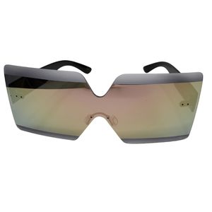 Oversized Mirrored Sunglasses